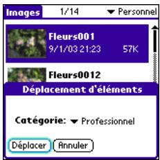PALMOME TREO 600 - Déplacement d'images - 1