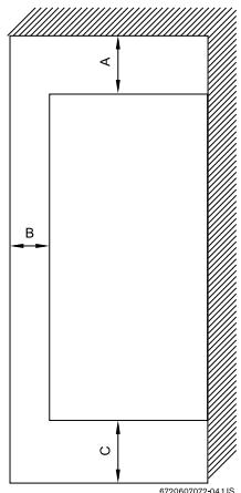 PROTANKLESS 635ES - Dimensions et dégagement minimal lors de l'installation - 5