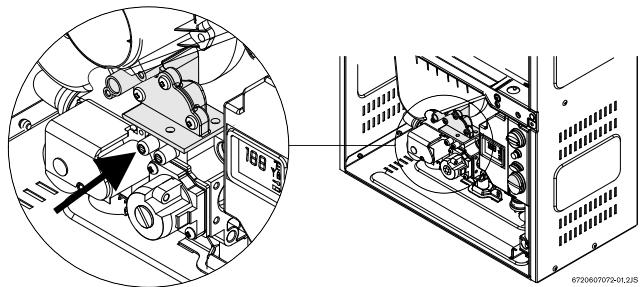 PROTANKLESS 635ES - Vérification de la pression de fonctionnement - 2