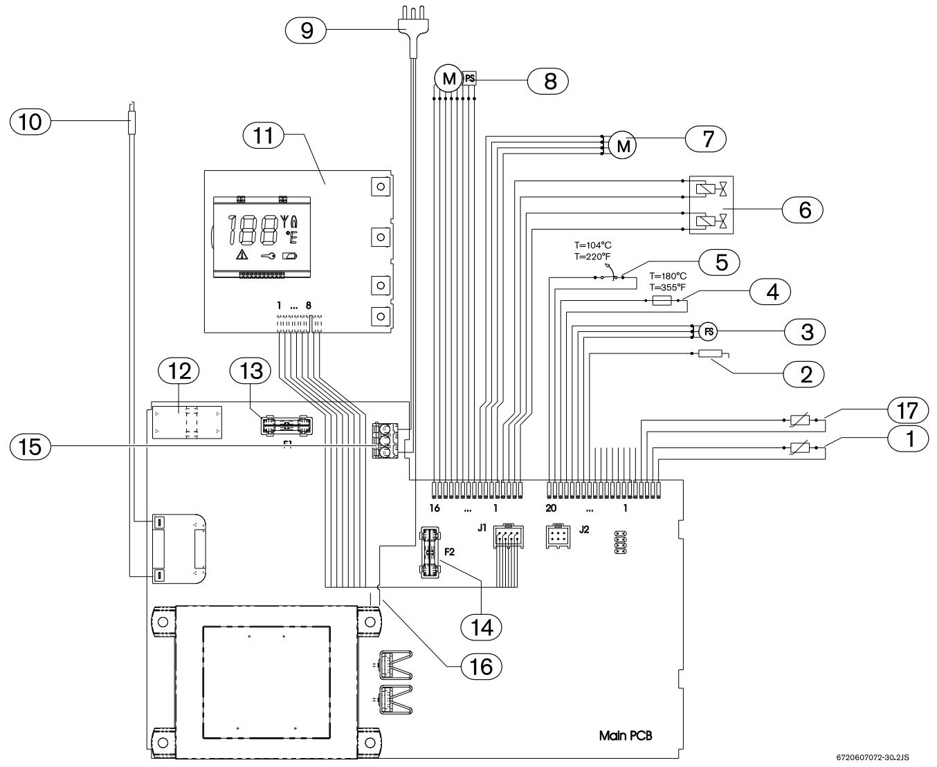 PROTANKLESS 635ES - Diagramme électrique - 1