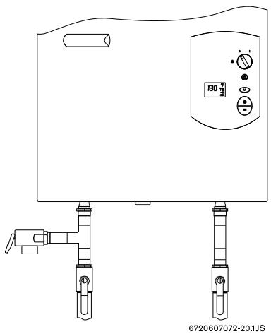 PROTANKLESS 635ES - Raccordement de la soupape de suture - 1