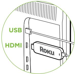 ROKU STREAMING STICK - Ensuite, alimentez votre clé de diffusion en continu Streaming Stick : - 1