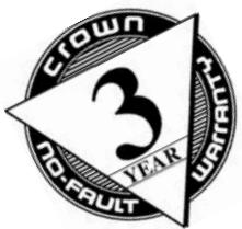 CROWN 3 YEAR TO-FAULT UNTATRY
