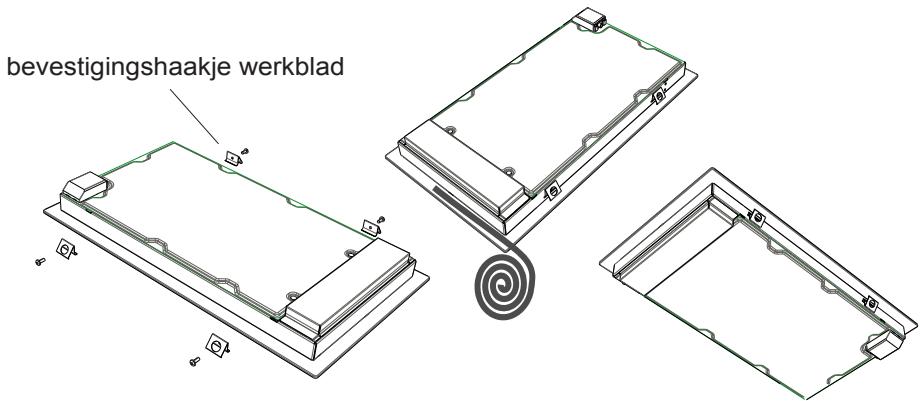 bevestigingshaakje werkblad
