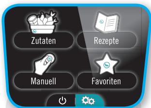 MOULINEX COOKEO USB CE702100 - Menüeinstellungen - 1