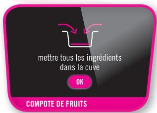 MOULINEX COOKEO USB CE702100 - recette compote de fruits - 15