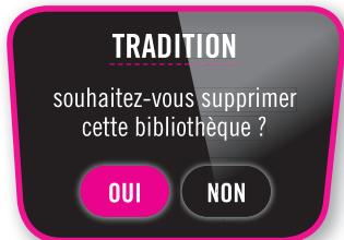 MOULINEX COOKEO USB CE702100 - EFFACEMENT D'UNE BIBLIOTHEQUE : - 3