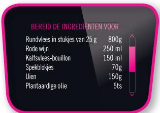 MOULINEX COOKEO USB CE702100 - RECEPTEN MENU: - 12