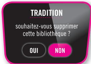 MOULINEX COOKEO USB CE702100 - EFFACEMENT D'UNE BIBLIOTHEQUE : - 4