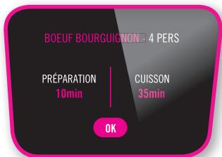 MOULINEX COOKEO USB CE702100 - MENU RECETTES : - 8