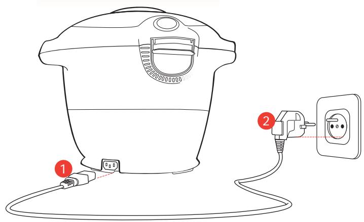 MOULINEX COOKEO USB CE702100 - fonctionnement - 1