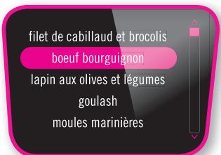 MOULINEX COOKEO USB CE702100 - MENU RECETTES : - 10