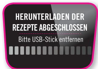 MOULINEX COOKEO USB CE702100 - ZUGRIFF AUF EIN HERUNTERGELADENES REZEPT - 7