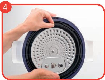 MOULINEX COOKEO USB CE702100 - ACCÉS À LA BILLE DE DÉCOMPRESSION : - 1