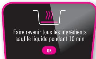 MOULINEX COOKEO USB CE702100 - MENU RECETTES : (SUITE) - 13