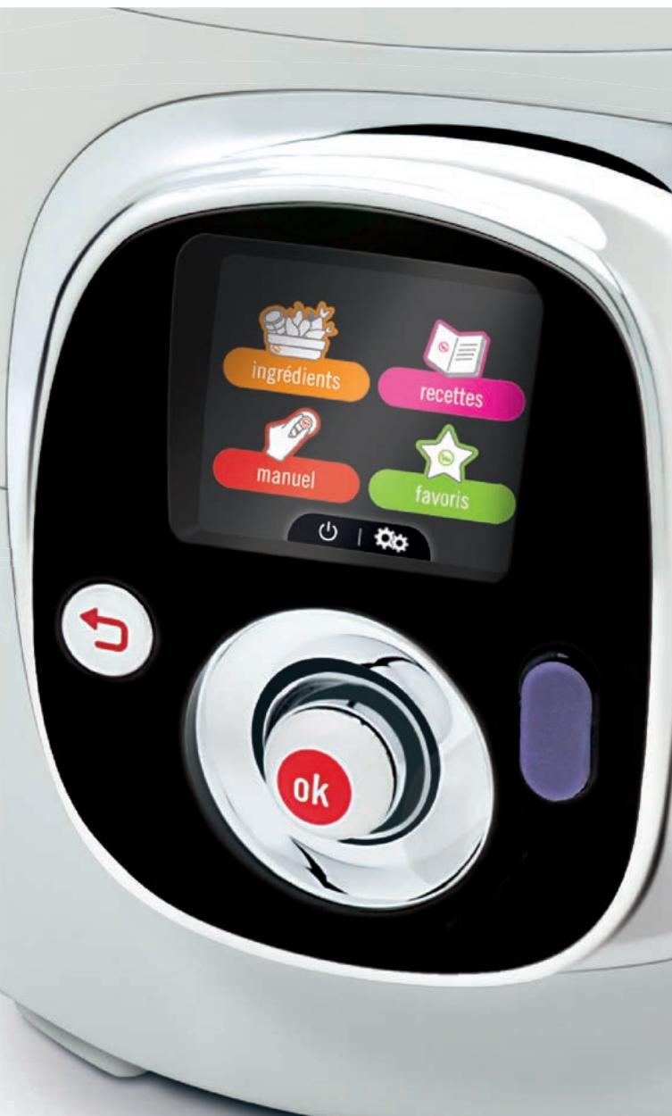 MOULINEX COOKEO USB CE702100 - COMMANDES DE L'INTERFACE - 5