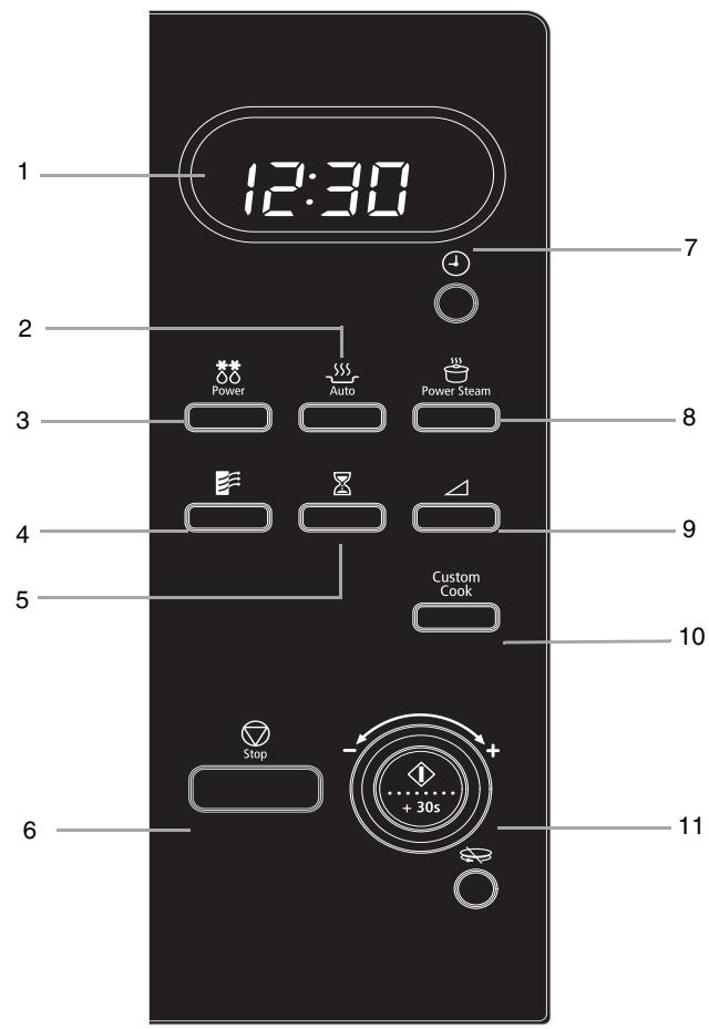 SAMSUNG MW88L-S - Panneau de commande - 1