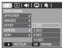 SAMSUNG M100 - Paramétrage de l'intervalle de lecture - 1