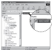 SAMSUNG M100 - Démarrage du mode PC - 7