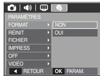 SAMSUNG M100 - Formater une mémoire - 1
