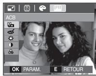 SAMSUNG M100 - Touche e (effet) : édition d'image - 1