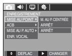 SAMSUNG M100 - Comment utiliser le menu - 6