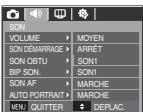SAMSUNG M100 - Comment utiliser le menu - 3