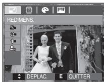 SAMSUNG M100 - Touche e (effet) : redimensionner - 1