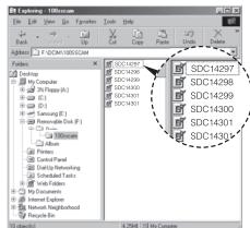 SAMSUNG M100 - Démarrage du mode PC - 3