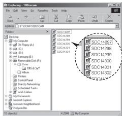 SAMSUNG M100 - Configuration de l'application - 1