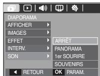 SAMSUNG M100 - Paramétrage de la musique d'arrière-plan - 1