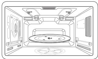 SAMSUNG CP1395EST - Installation du four à micro-ondes - 2