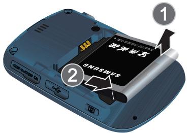 SAMSUNG RE-CLAIM - Pour retirer la pile - 1