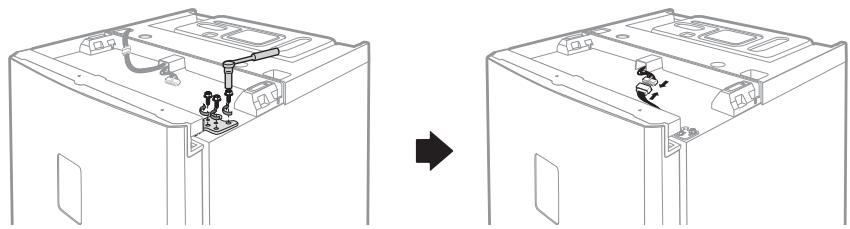 SAMSUNG RZ80FHSW - Inversion du SENS d'ouverture de la porte du congélateur - 6