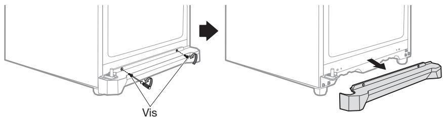 SAMSUNG RZ80FHSW - Inversion du SENS d'ouverture de la porte du congélateur - 2