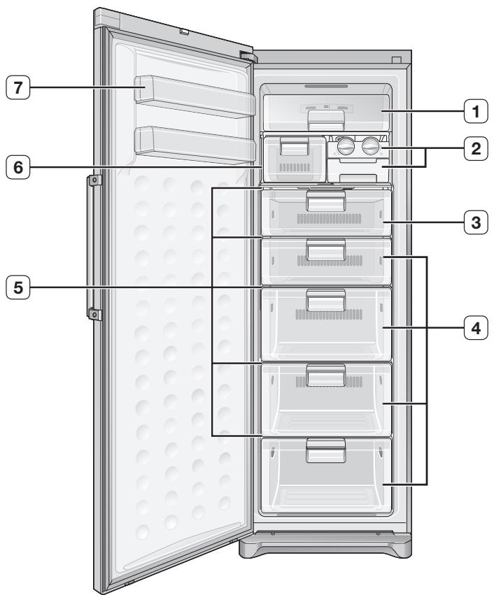 SAMSUNG RZ80FHSW - Rangement des aliments - 1