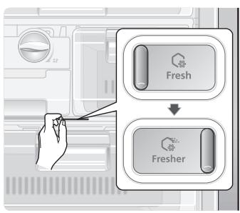 SAMSUNG RZ80FHSW - Utilisation du BAC FRESHER (refroidissement RAPIDE) - 4