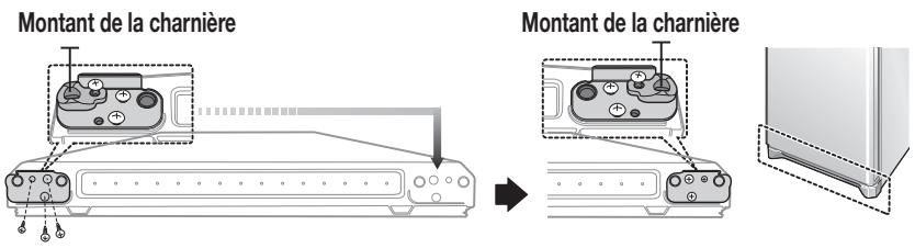 SAMSUNG RZ80FHSW - Inversion du SENS d'ouverture de la porte du congélateur - 6