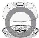 SAMSUNG CE118PPTX1 - Cuiseur vapeur/plat croustilleur : - 8