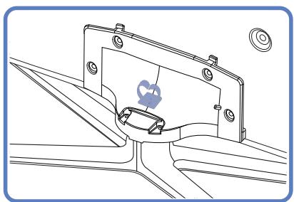 SAMSUNG DE40A - Installation du support du serre-câble - 1