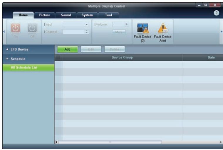 SAMSUNG DE40A - Gestion de programme - 1