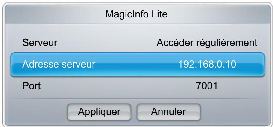 SAMSUNG DE40A - Configuration du serveur - 1