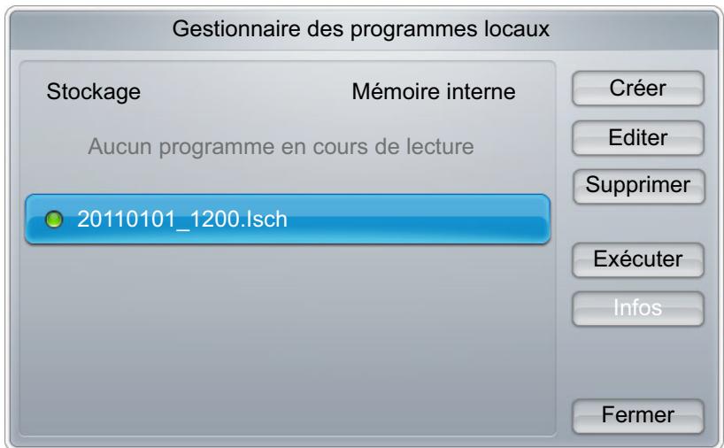 SAMSUNG DE40A - Enregistrement d'un Programme local - 7