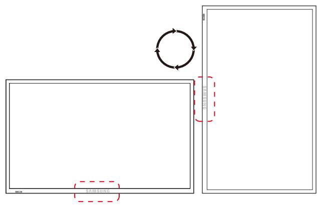 SAMSUNG DE55A - Angle d'inclinaison et rotation - 3