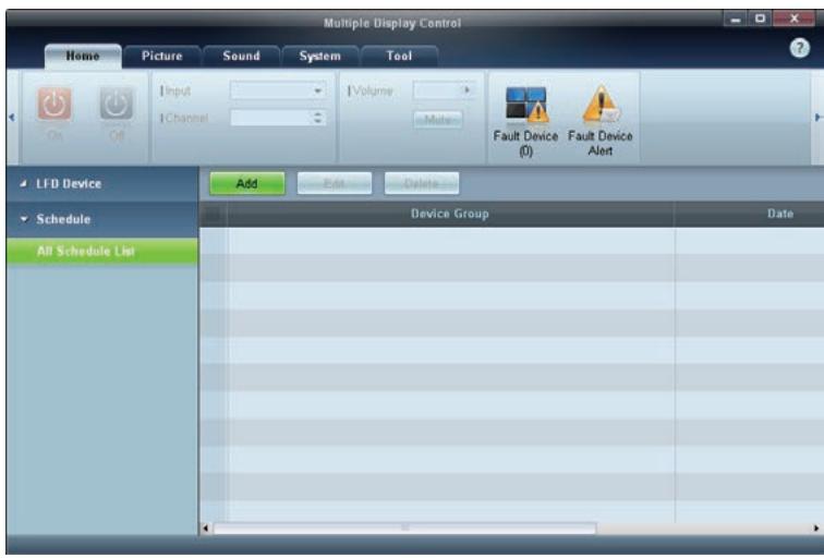 SAMSUNG DE55A - Gestion de programme - 1