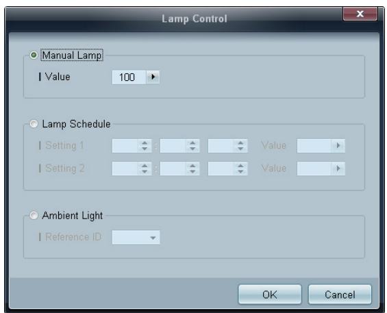SAMSUNG DE55A - Lamp Control - 1
