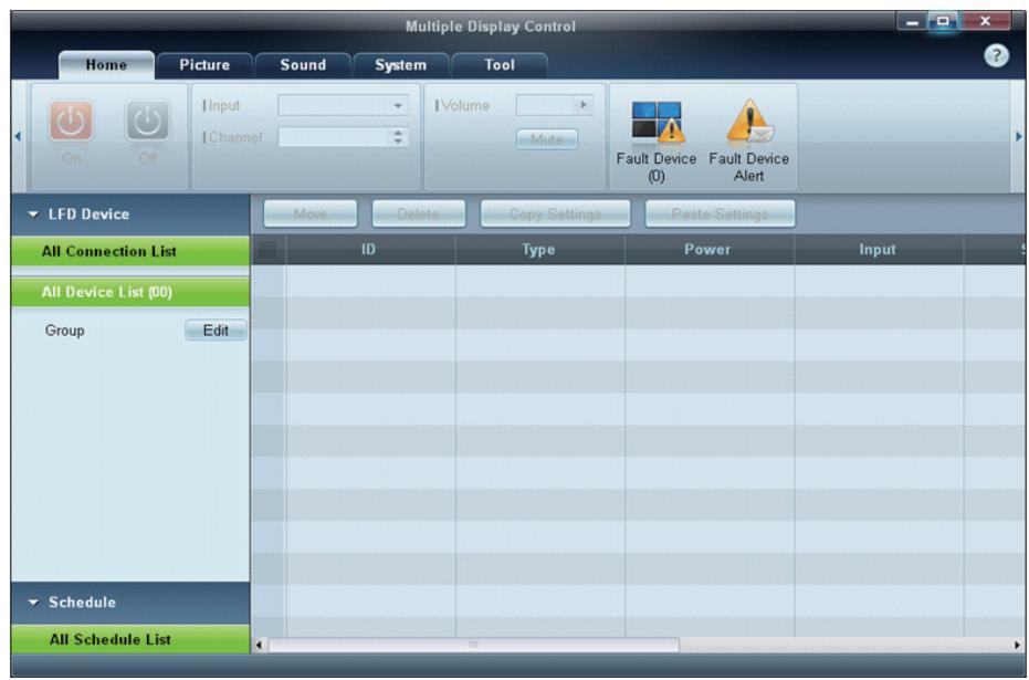 SAMSUNG DE55A - Gestion de la connexion - 1