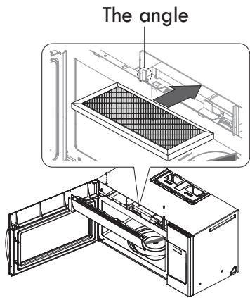 SAMSUNG SMH1816S - REPLACING THE CHARCOAL FILTER - 2
