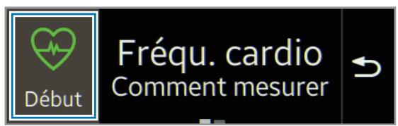 SAMSUNG GEAR FIT - Mesurer la fréquence cardiaque - 1