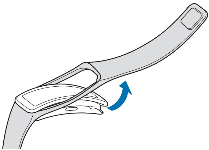 SAMSUNG GEAR FIT - Fixer l'appareil sur le bracelet - 3